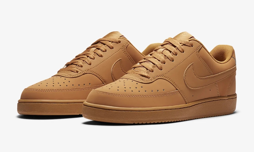 ナイキ コート ビジョン ロー “フラックス/ウィート” (NIKE COURT VISION LOW “Flax/Wheat”) [CD5463-200]