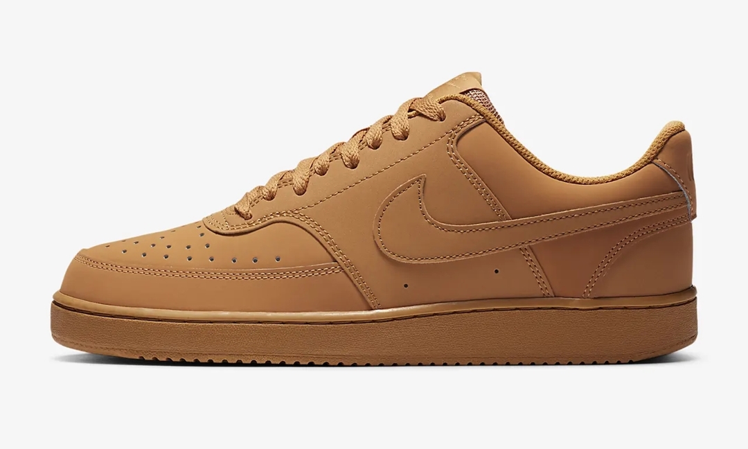 ナイキ コート ビジョン ロー “フラックス/ウィート” (NIKE COURT VISION LOW “Flax/Wheat”) [CD5463-200]