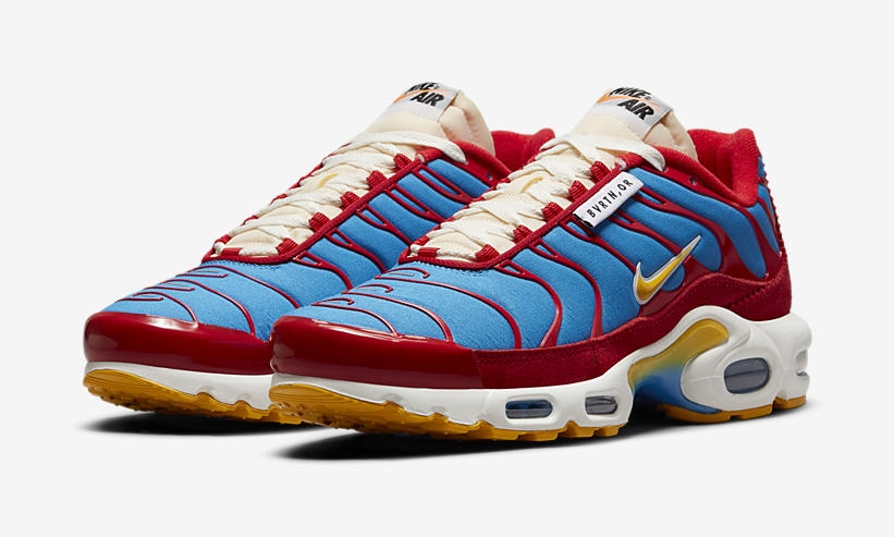 【国内 11/18 発売】ナイキ エア マックス プラス SE “ユニバーシティレッド/ポーレン/ライトフォトブルー” (NIKE AIR MAX PLUS SE “University Red/Pollen/Light Photo Blue”) [DC9332-600]