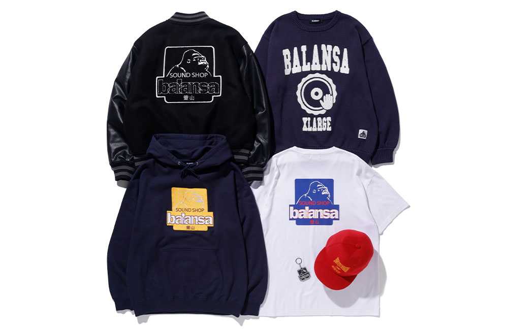 XLARGE × 韓国発のカルチャーブランド SOUND SHOP balansa コラボレーションが10/16 発売 (エクストララージ サウンドショップ･バランサ)