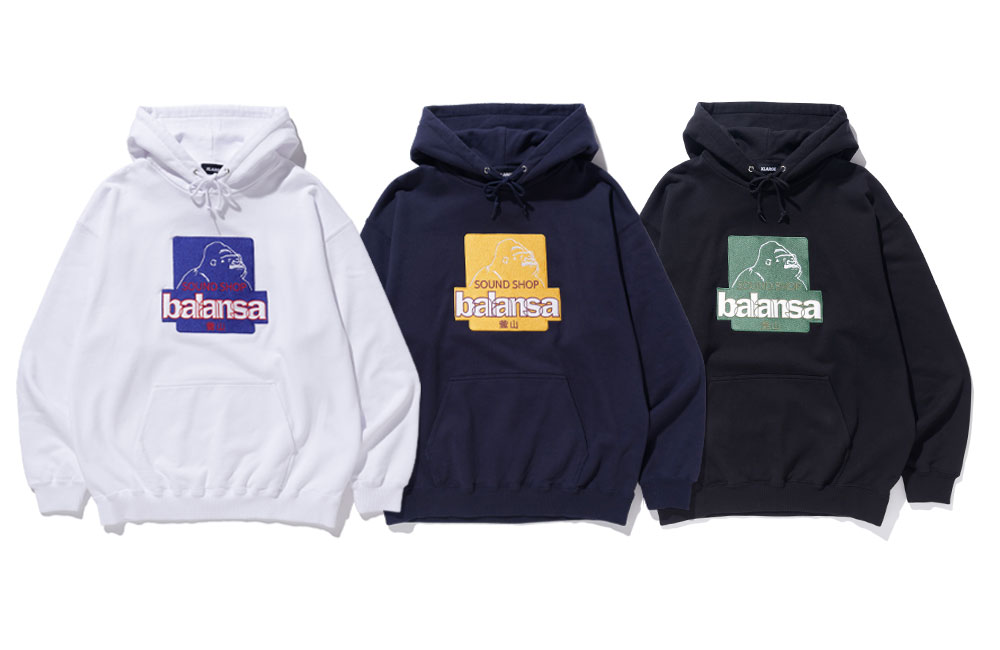 XLARGE × 韓国発のカルチャーブランド SOUND SHOP balansa コラボレーションが10/16 発売 (エクストララージ サウンドショップ･バランサ)