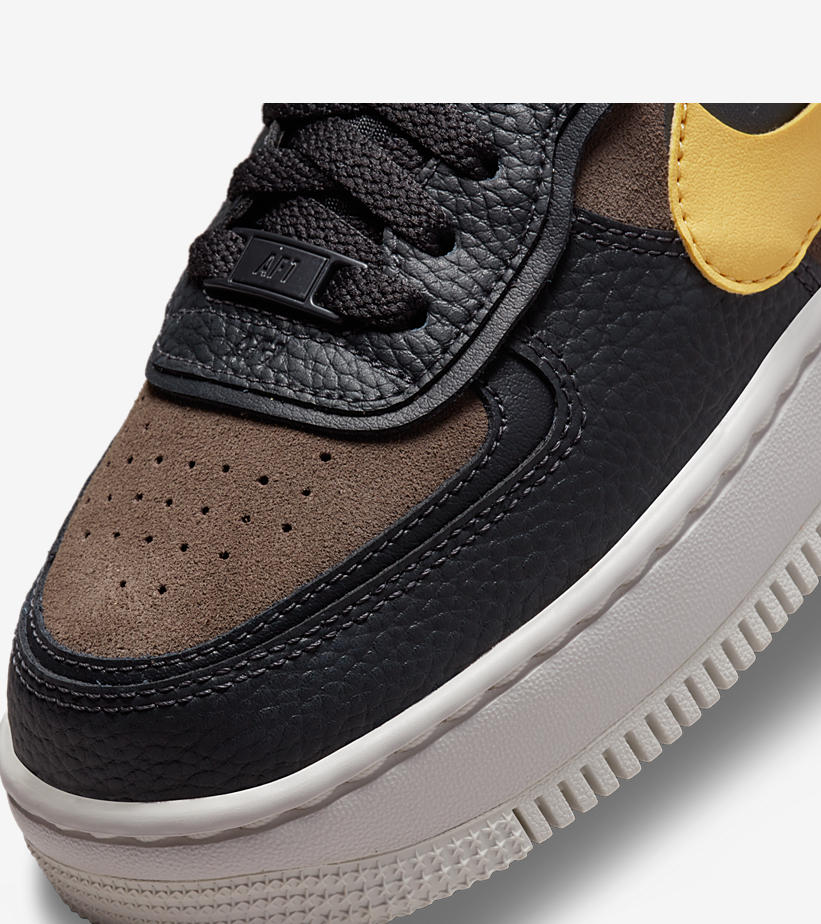 ナイキ エア フォース 1 シャドウ “ブラック/ブラウン/イエロー” (NIKE AIR FORCE 1 SHADOW “Black/Brown/Yellow”) [DQ0881-001]