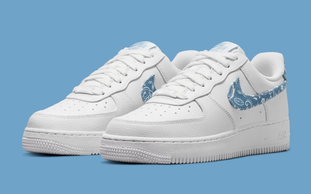 2022年 発売予定！ナイキ ウィメンズ エア フォース 1 ロー “ブルーペイズリースウッシュ/ホワイト” (NIKE WMNS AIR FORCE 1 LOW “Blue Paisley Swoosh/White”) [DH4406-100]