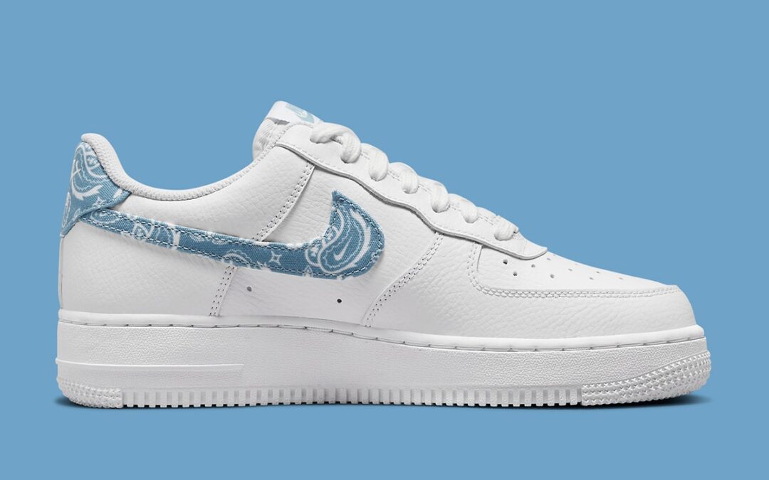 2022年 発売予定！ナイキ ウィメンズ エア フォース 1 ロー “ブルーペイズリースウッシュ/ホワイト” (NIKE WMNS AIR FORCE 1 LOW “Blue Paisley Swoosh/White”) [DH4406-100]