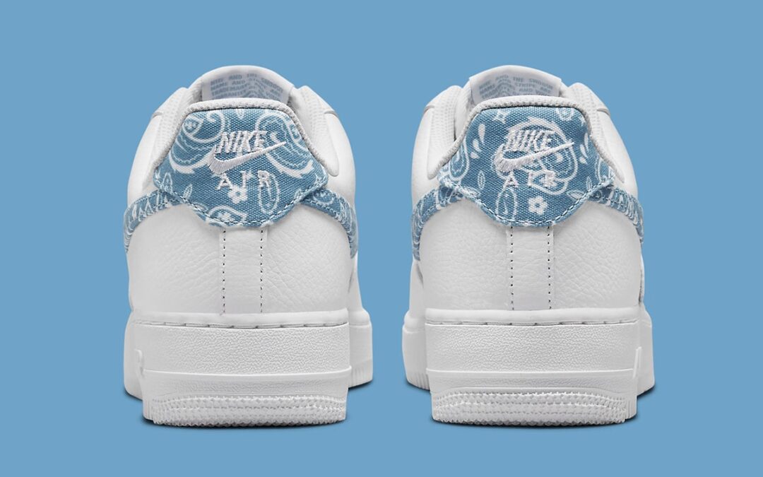 2022年 発売予定！ナイキ ウィメンズ エア フォース 1 ロー “ブルーペイズリースウッシュ/ホワイト” (NIKE WMNS AIR FORCE 1 LOW “Blue Paisley Swoosh/White”) [DH4406-100]