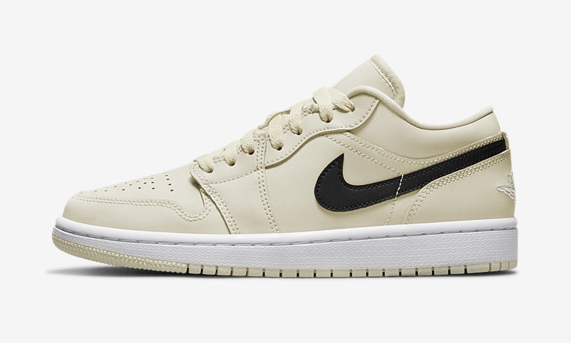 【国内 3/18 発売】ナイキ ウィメンズ エア ジョーダン 1 ロー “ココナッツミルク/ブラック” (NIKE WMNS AIR JORDAN 1 LOW “Coconut Milk/Black”) [DC0774-121]