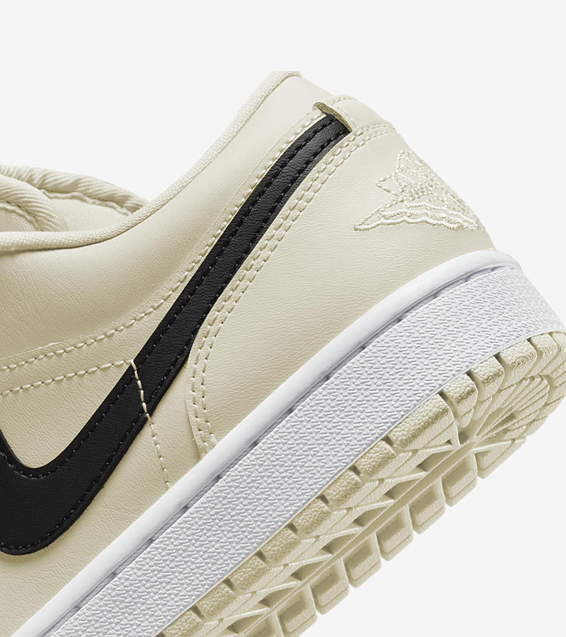 【国内 3/18 発売】ナイキ ウィメンズ エア ジョーダン 1 ロー “ココナッツミルク/ブラック” (NIKE WMNS AIR JORDAN 1 LOW “Coconut Milk/Black”) [DC0774-121]