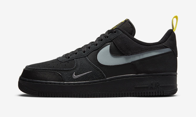 2021年 発売予定！ナイキ エア フォース 1 ロー “リフレクティブスウッシュ/ブラック” (NIKE AIR FORCE 1 LOW “Reflective Swoosh/Black”) [DO6709-001]