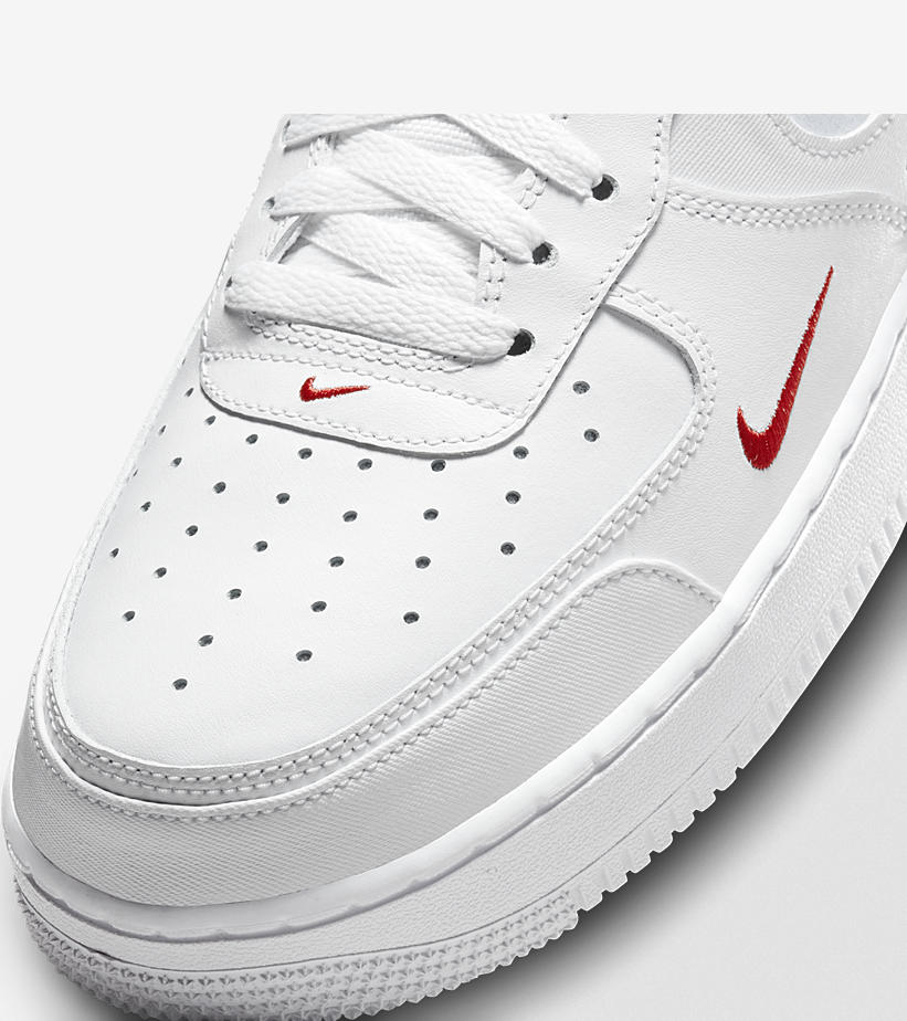 2021年 発売予定！ナイキ エア フォース 1 ロー “リフレクティブスウッシュ/ホワイト” (NIKE AIR FORCE 1 LOW “Reflective Swoosh/White”) [DO6709-100]