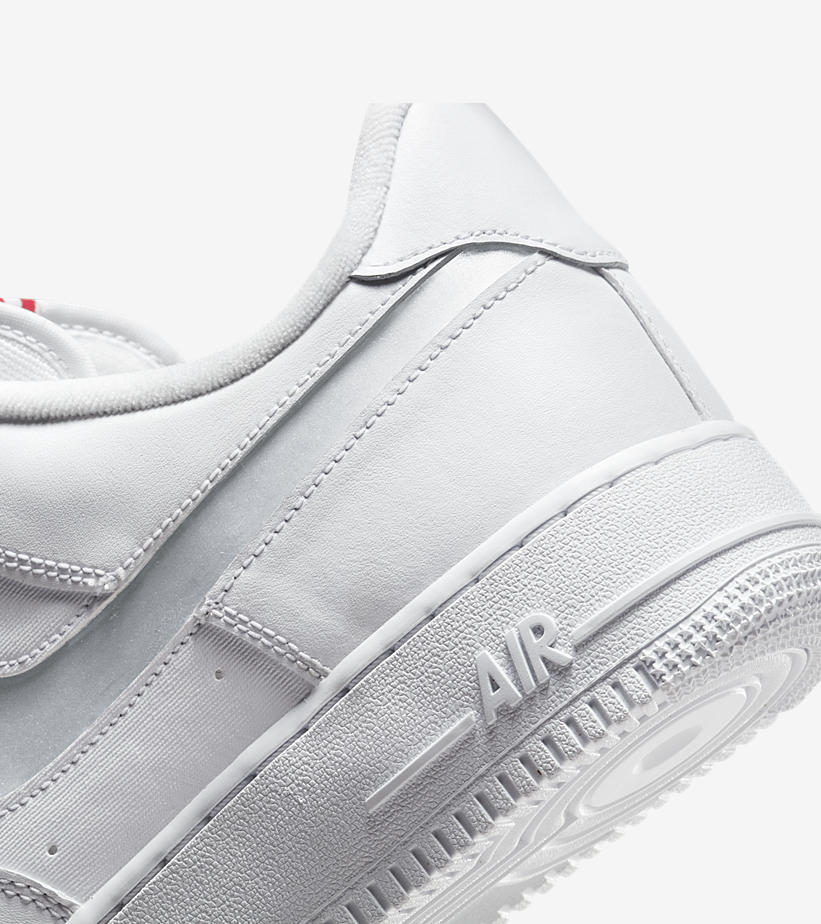 2021年 発売予定！ナイキ エア フォース 1 ロー “リフレクティブスウッシュ/ホワイト” (NIKE AIR FORCE 1 LOW “Reflective Swoosh/White”) [DO6709-100]