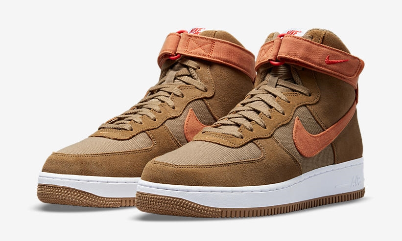 2021年 発売予定！ナイキ エア フォース 1 ハイ “ブラウン/オレンジ” (NIKE AIR FORCE 1 HIGH “Brown/Orange”) [DH7566-200]