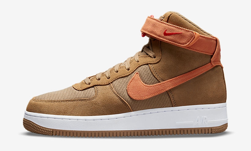 2021年 発売予定！ナイキ エア フォース 1 ハイ “ブラウン/オレンジ” (NIKE AIR FORCE 1 HIGH “Brown/Orange”) [DH7566-200]