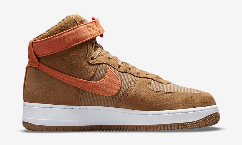 2021年 発売予定！ナイキ エア フォース 1 ハイ “ブラウン/オレンジ” (NIKE AIR FORCE 1 HIGH “Brown/Orange”) [DH7566-200]