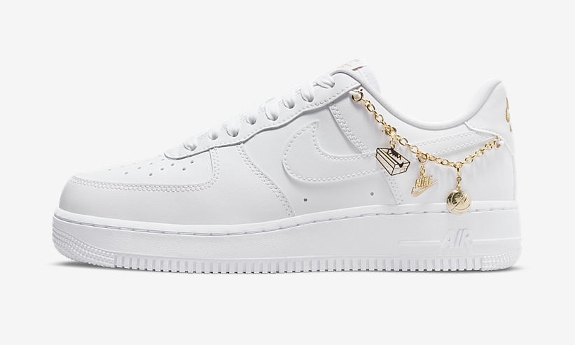 【国内 11/11 発売】ナイキ エア フォース 1 ロー LX “ホワイトペンダント” (NIKE AIR FORCE 1 LOW LX “White Pendants”) [DD1525-100]