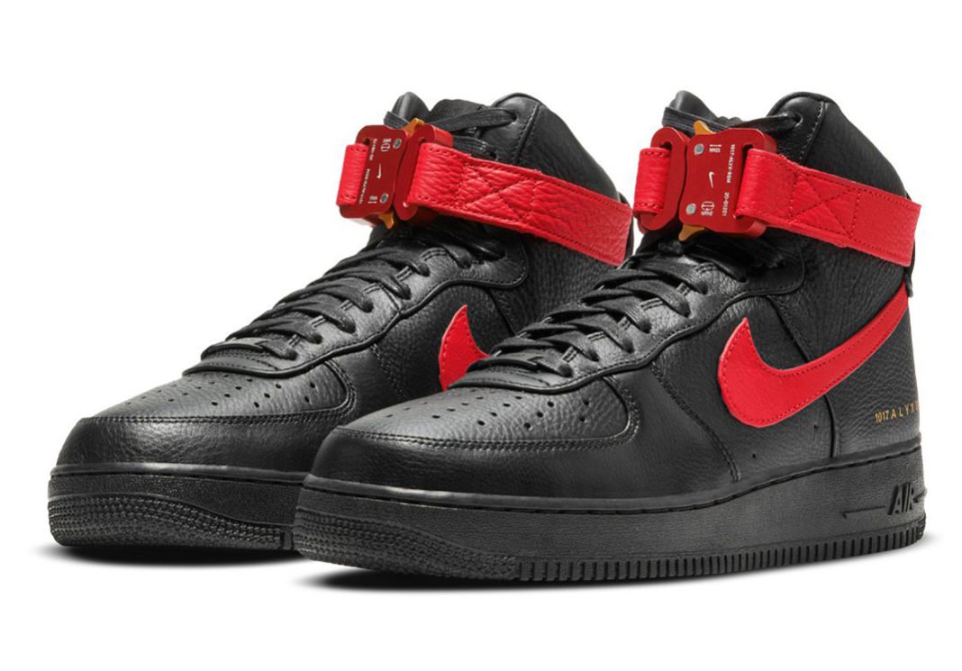 海外 10/21、10/27 発売予定！ALYX MATTHEW M WILLIAMS × NIKE AIR FORCE 1 HIGH “Red/Black” “Black/Red” (アリクス マシュー・ウィリアムズ ナイキ エア フォース 1 ハイ “レッド/ブラック” “ブラック/レッド”) [CQ4018-004,601]