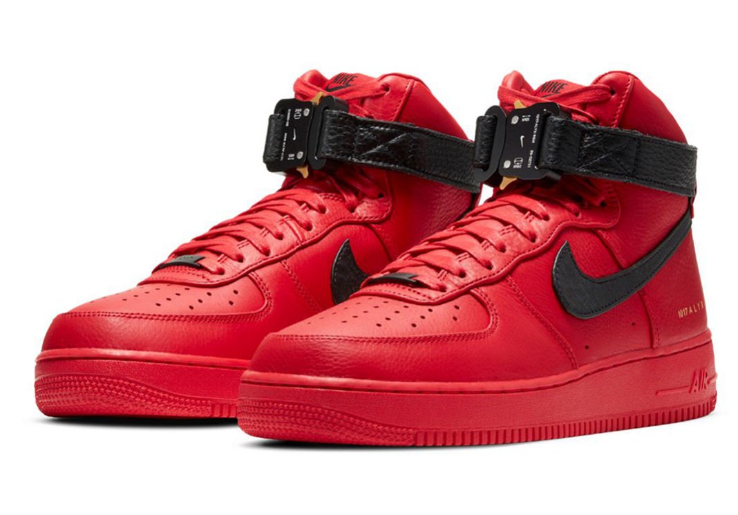 海外 10/21、10/27 発売予定！ALYX MATTHEW M WILLIAMS × NIKE AIR FORCE 1 HIGH “Red/Black” “Black/Red” (アリクス マシュー・ウィリアムズ ナイキ エア フォース 1 ハイ “レッド/ブラック” “ブラック/レッド”) [CQ4018-004,601]