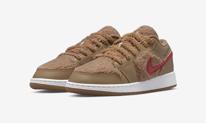 海外 10/29 発売！ナイキ GS エア ジョーダン 1 ロー “テディベア” (NIKE GS AIR JORDAN 1 LOW “Teddy Bear”) [DO2233-264]