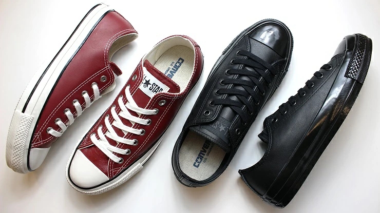 10/19 発売！光沢の有る上品なレザーを使用した CONVERSE LEATHER ALL STAR US OX (コンバース レザー オールスター US OX)