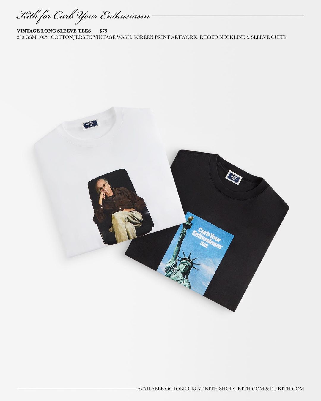 【10/18 発売予定】Kith for Curb Your Enthusiasm Campaign (キス)