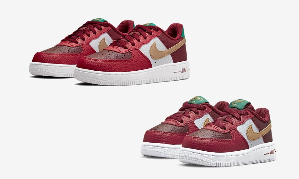 2021年 発売予定！ナイキ GS エア フォース 1 ロー "クリスマス" (NIKE GS AIR FORCE 1 LOW "Christmas”) [DQ4710-600]