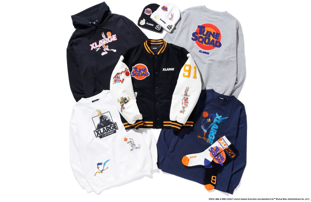 XLARGE × Space Jam: A New Legacy コラボコレクションが10/23 発売 (エクストララージ スペース・プレイヤーズ)