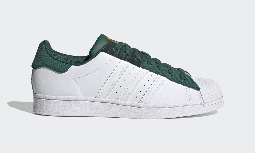 アディダス オリジナルス スーパースター “カレッジグリーン/ホワイト/メタリックゴールド” (adidas Originals SUPERSTAR “Collegiate Green/White/Gold Metallic”) [H00212]