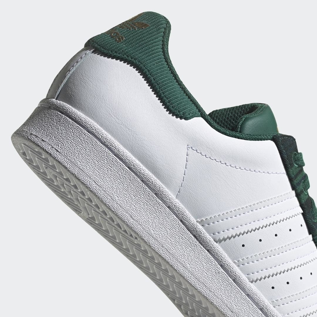 アディダス オリジナルス スーパースター “カレッジグリーン/ホワイト/メタリックゴールド” (adidas Originals SUPERSTAR “Collegiate Green/White/Gold Metallic”) [H00212]