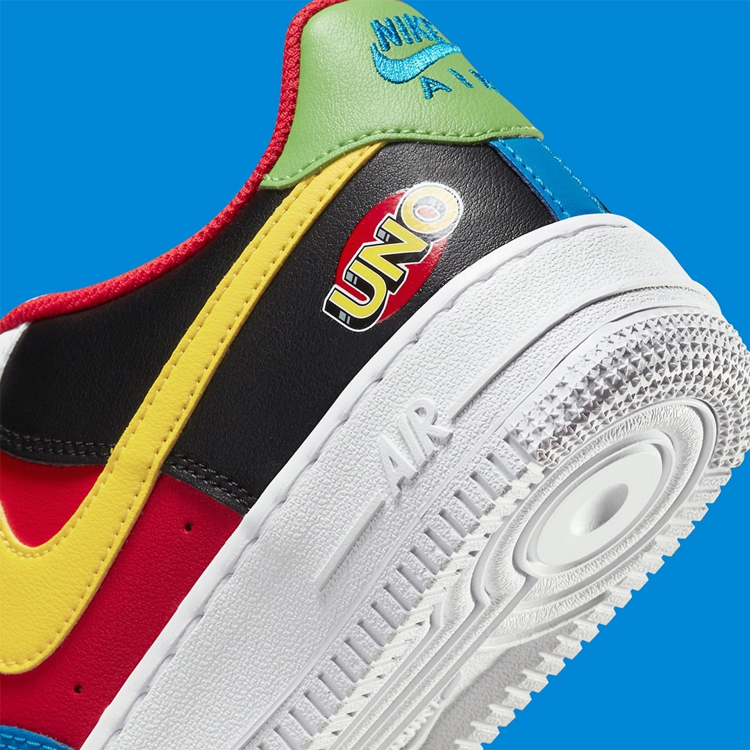 【国内 2/26 発売】UNO × NIKE AIR FORCE 1 LOW QS “White/Yellow/Red” (ウノ ナイキ エア フォース 1 ロー QS “ホワイト/イエロー/レッド”) [DC8887-100]