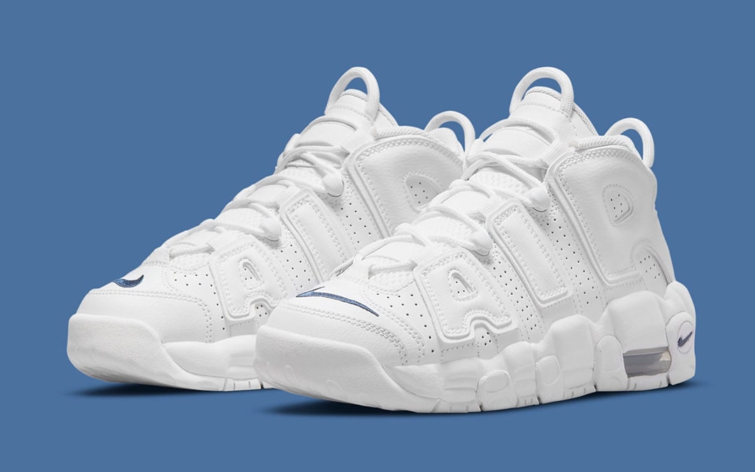 2021年 発売予定！ナイキ GS エア モア アップテンポ "ホワイト/アーモリーブルー" (NIKE GS AIR MORE UPTEMPO "White/Armory Blue")