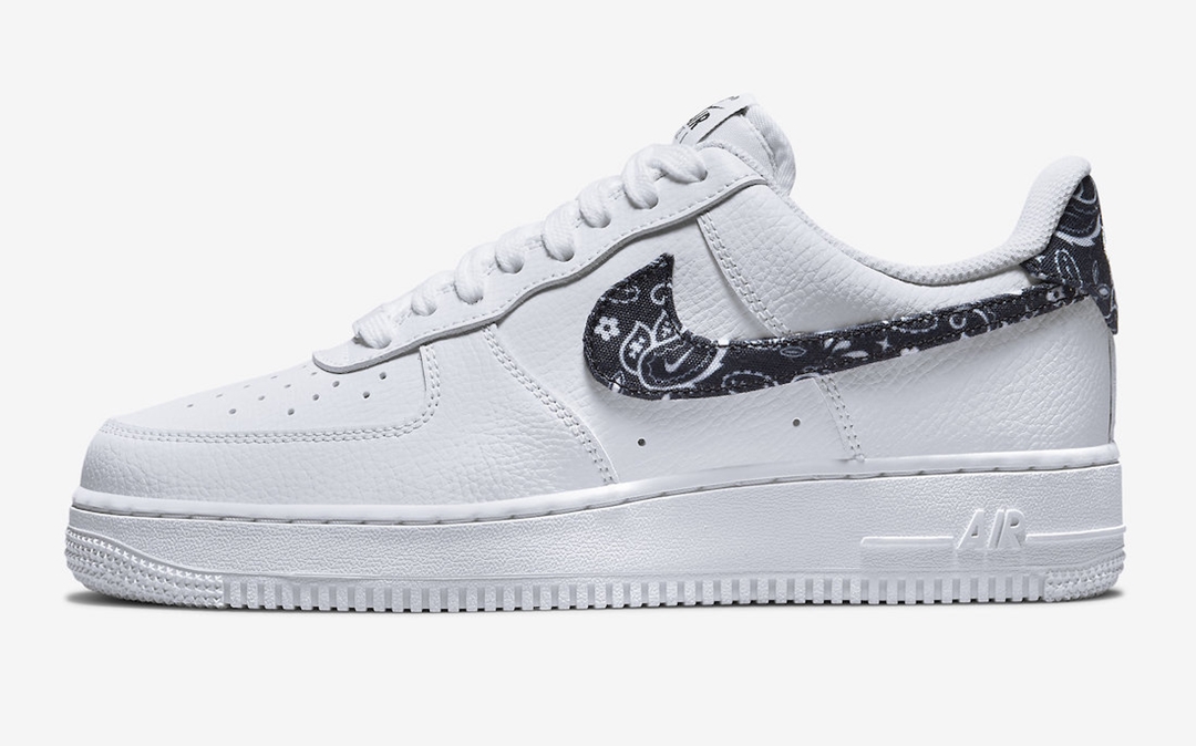 2021年 発売予定！ナイキ エア フォース 1 ロー “ブラックペイズリースウッシュ” (NIKE AIR FORCE 1 LOW “Black Paisley Swoosh”) [DH4406-101]