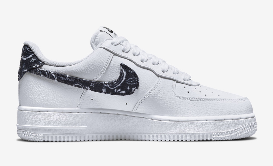 2021年 発売予定！ナイキ エア フォース 1 ロー “ブラックペイズリースウッシュ” (NIKE AIR FORCE 1 LOW “Black Paisley Swoosh”) [DH4406-101]