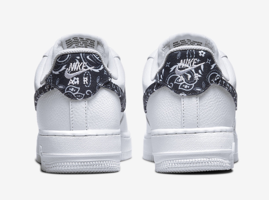 2021年 発売予定！ナイキ エア フォース 1 ロー “ブラックペイズリースウッシュ” (NIKE AIR FORCE 1 LOW “Black Paisley Swoosh”) [DH4406-101]