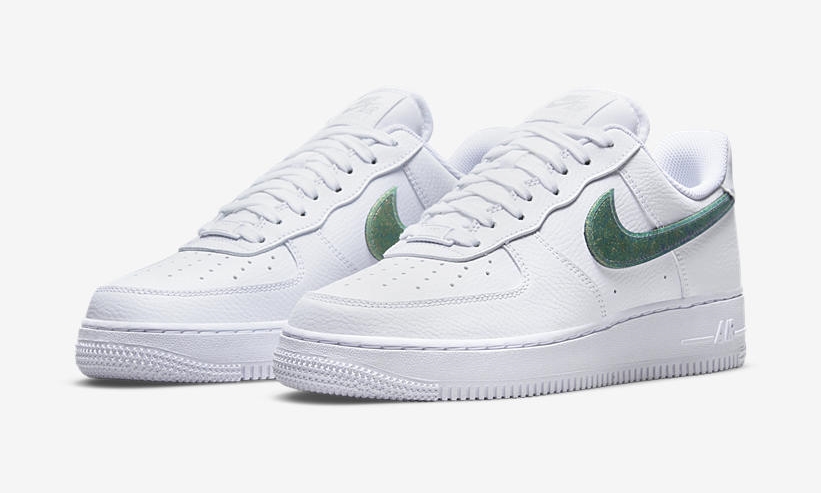 2021年 発売予定！ナイキ エアフォース 1 ロー “グリッタースウッシュ” (NIKE AIR FORCE 1 LOW “Glitter Swoosh”) [DH4407-100/DH4407-101/DH4407-102]