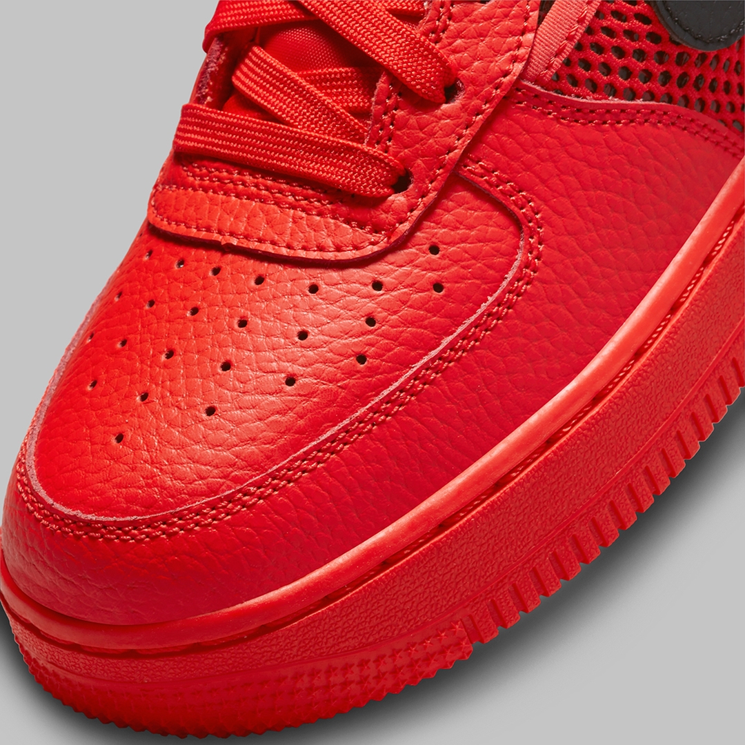 2021年 発売予定！ナイキ GS エア フォース 1 ロー “メッシュポケット/ホワイト/レッド” (NIKE GS AIR FORCE 1 LOW “Mesh Pocket/White/Red”) [DH9596-100/DH9596-600]