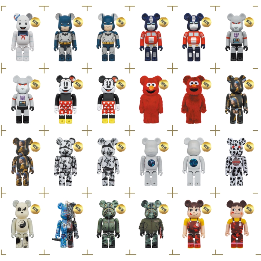 F.C.R.B、BAPE、atmosなど、受注生産/限定販売ベアブリック 2021年10月度 (BE@RBRICK)