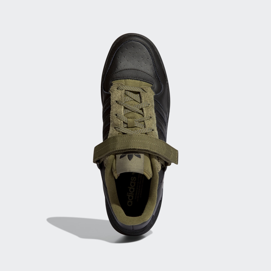 adidas Originals FORUM LOW “Black/Focus Olive/Gum” (アディダス オリジナルス フォーラム ロー “ブラック/フォーカスオリーブ/ガム”) [H01928]