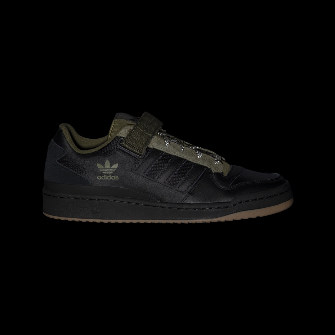 adidas Originals FORUM LOW “Black/Focus Olive/Gum” (アディダス オリジナルス フォーラム ロー “ブラック/フォーカスオリーブ/ガム”) [H01928]