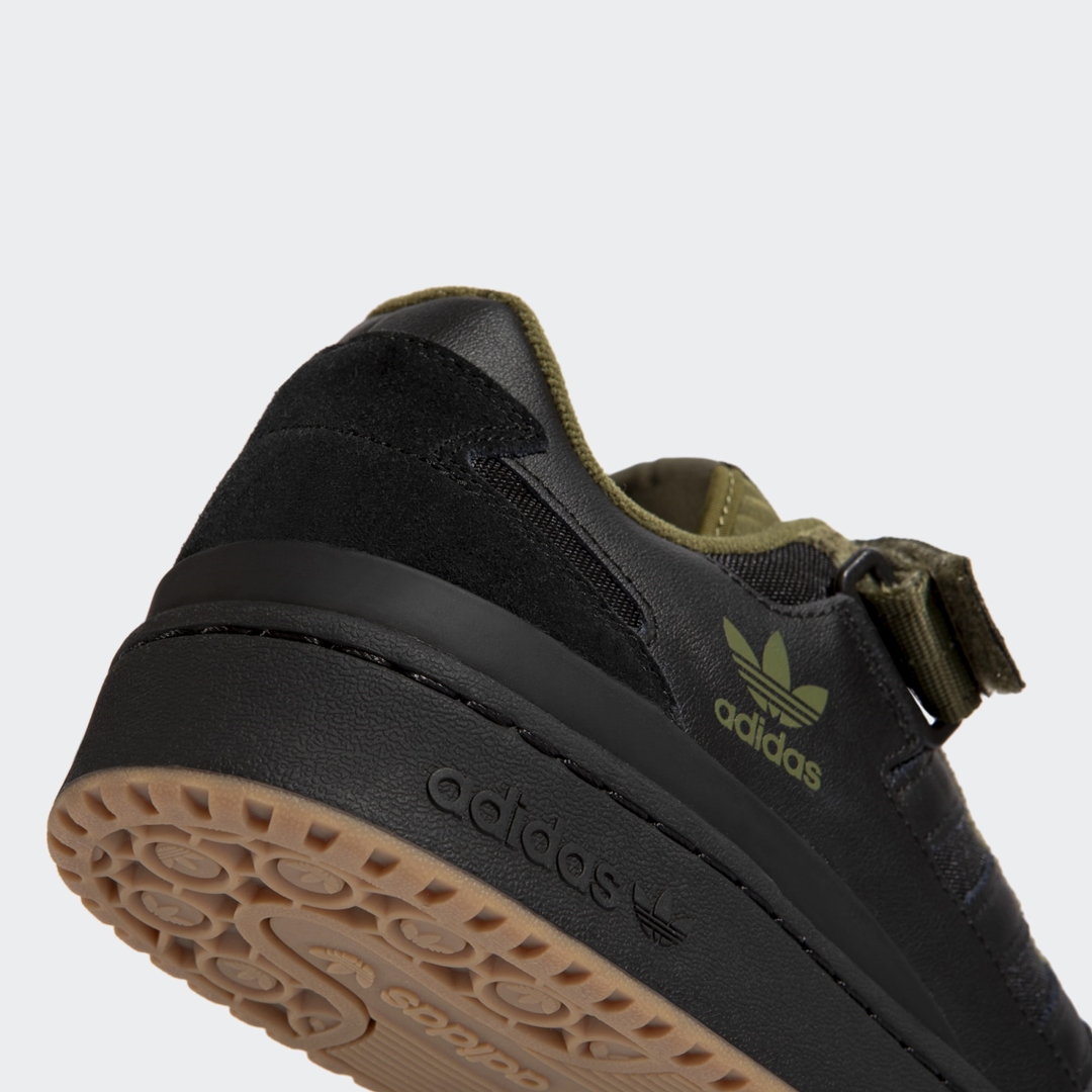 adidas Originals FORUM LOW “Black/Focus Olive/Gum” (アディダス オリジナルス フォーラム ロー “ブラック/フォーカスオリーブ/ガム”) [H01928]