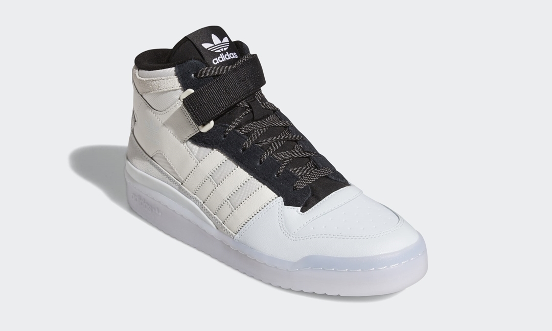 adidas Originals FORUM MID “White/Sky Tint/Black” (アディダス オリジナルス フォーラム ミッド “ホワイト/スカイティント/ブラック”) [H01940]