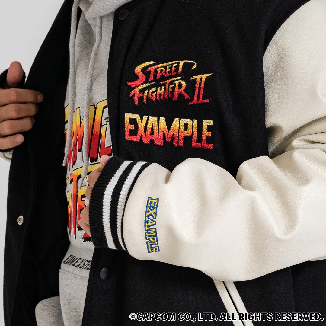 EXAMPLE × STREET FIGHTER II コラボレーションアイテムが10/30 発売 (エグザンプル ストリート ファイター)