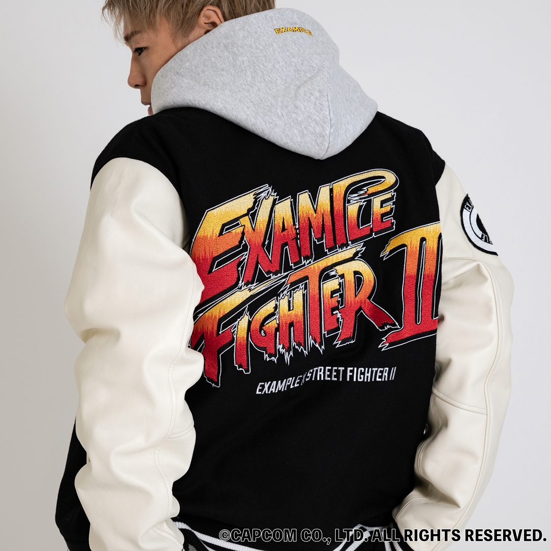 EXAMPLE × STREET FIGHTER II コラボレーションアイテムが10/30 発売 (エグザンプル ストリート ファイター)