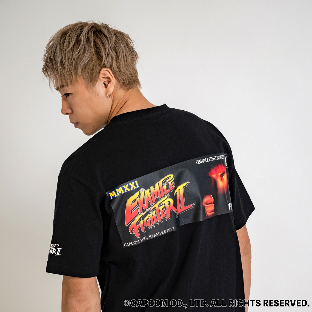 EXAMPLE × STREET FIGHTER II コラボレーションアイテムが10/30 発売 (エグザンプル ストリート ファイター)