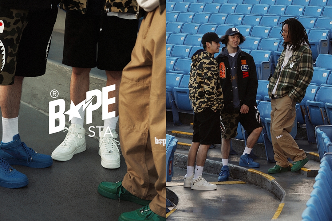 10/29、10/30 発売！A BATHING APE BAPE STA からワントーンカラーをまとったミッドカットモデル (ア ベイシング エイプ)