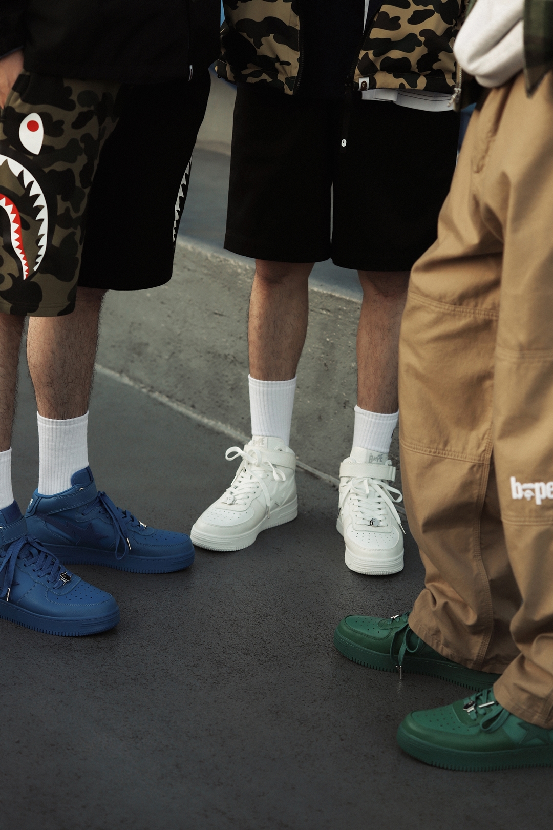 10/29、10/30 発売！A BATHING APE BAPE STA からワントーンカラーをまとったミッドカットモデル (ア ベイシング エイプ)