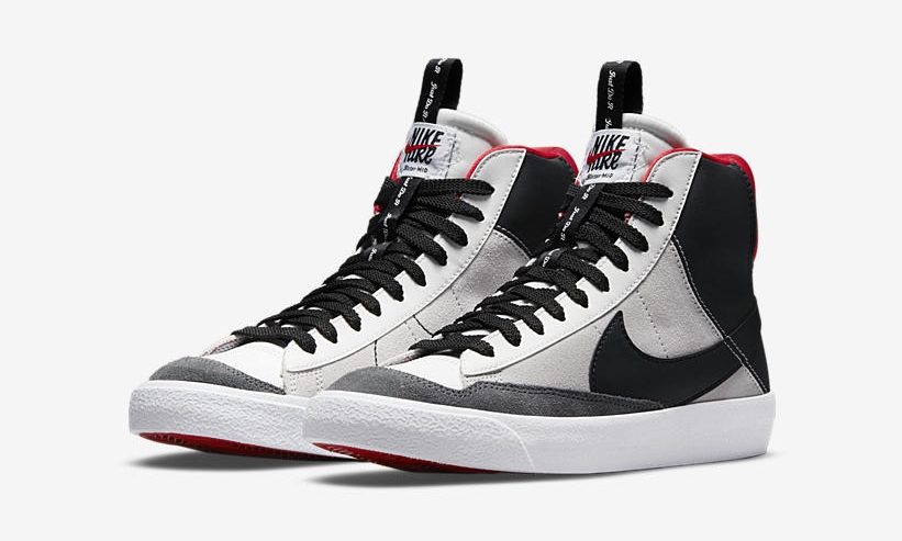 11/21 発売！ナイキ GS ブレーザー ミッド 77 SE “サミットホワイト/ユニバーシティレッド” (NIKE GS BLAZER MID 77 SE “Summit White/University Red”) [DH8640-100]