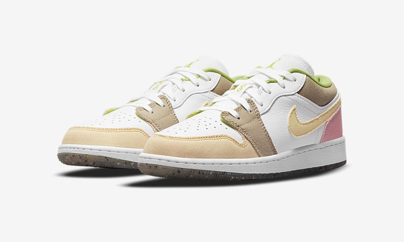 ナイキ GS エア ジョーダン 1 ロー “ホワイト/マルチ” (NIKE GS AIR JORDAN 1 LOW “White/Multi”) [DJ0341-100]