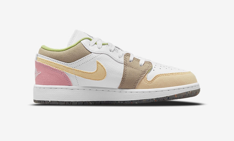 ナイキ GS エア ジョーダン 1 ロー “ホワイト/マルチ” (NIKE GS AIR JORDAN 1 LOW “White/Multi”) [DJ0341-100]