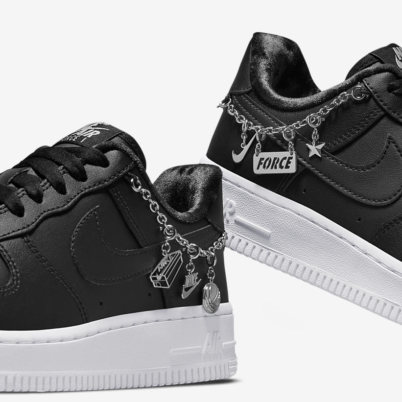 【国内 11/11 発売】ナイキ エア フォース 1 ロー LX “ブラックペンダント” (NIKE AIR FORCE 1 LOW LX “Black Pendants”) [DD1525-001]