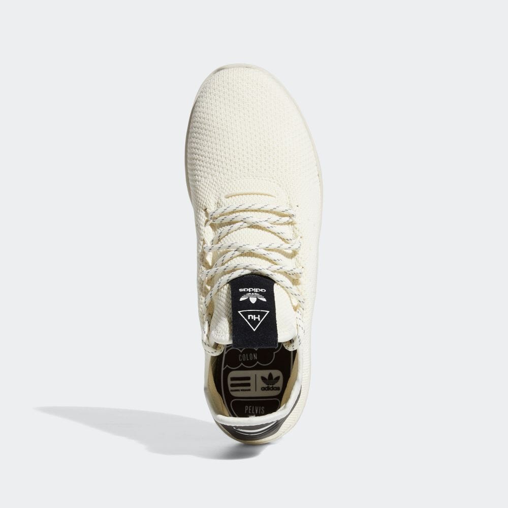 【10/29 発売】Pharrell Williams x adidas Originals TENNIS Hu “White/Black” (ファレル・ウィリアムス アディダス オリジナルス テニス HU “オフホワイト/チョークホワイト/コアブラック”) [GZ3920]