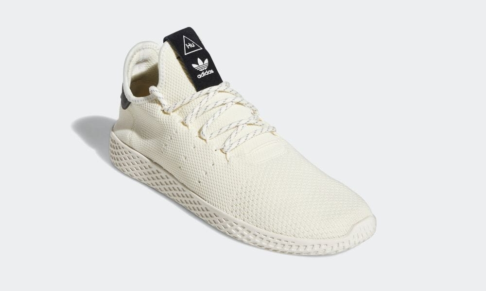 【10/29 発売】Pharrell Williams x adidas Originals TENNIS Hu “White/Black” (ファレル・ウィリアムス アディダス オリジナルス テニス HU “オフホワイト/チョークホワイト/コアブラック”) [GZ3920]